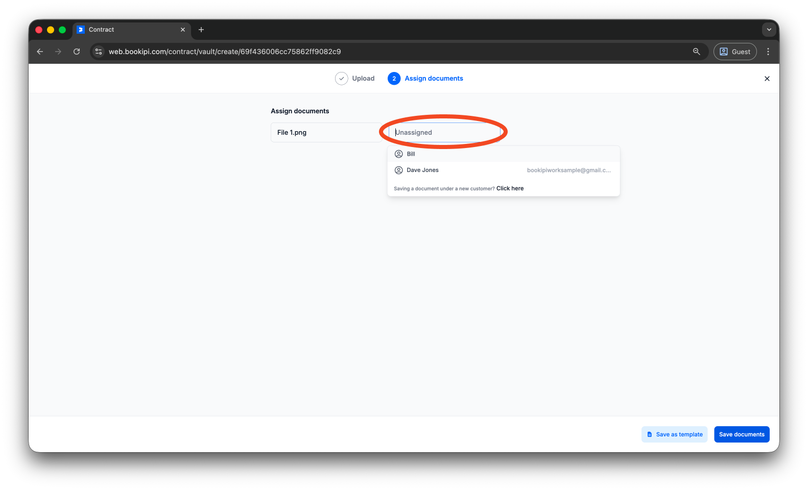 Bookipi eSign - How to store your documents using Bookipi eSign - 6