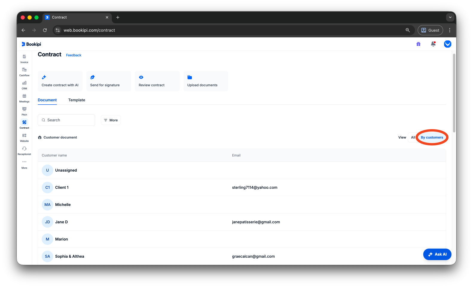 Uncategorized - How to search and filter documents in Bookipi eSign - 4