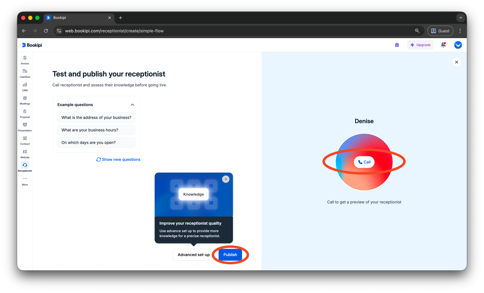 Uncategorized - How to create your Bookipi AI Receptionist - 16