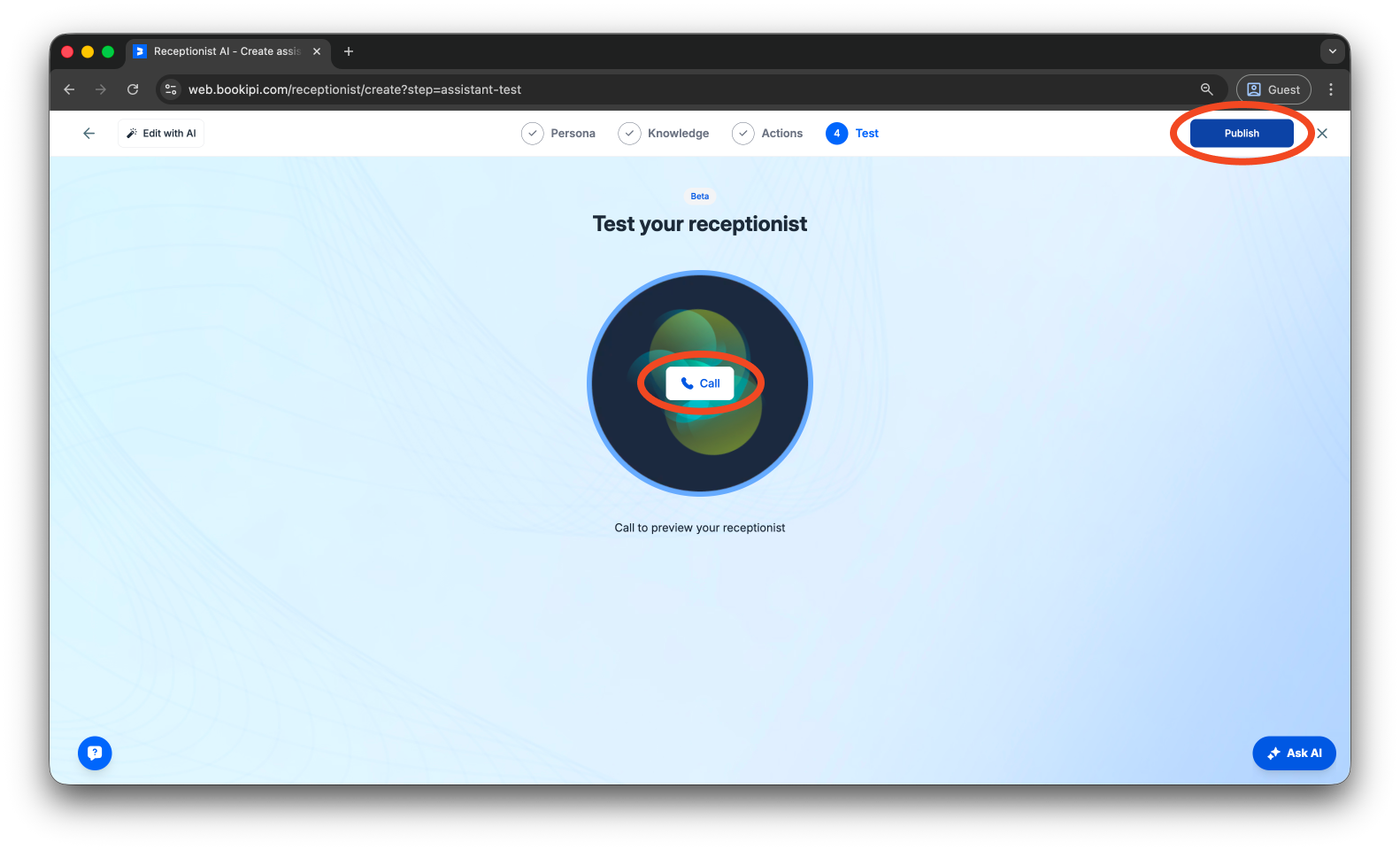 Uncategorized - How to create your Bookipi AI Receptionist - 17