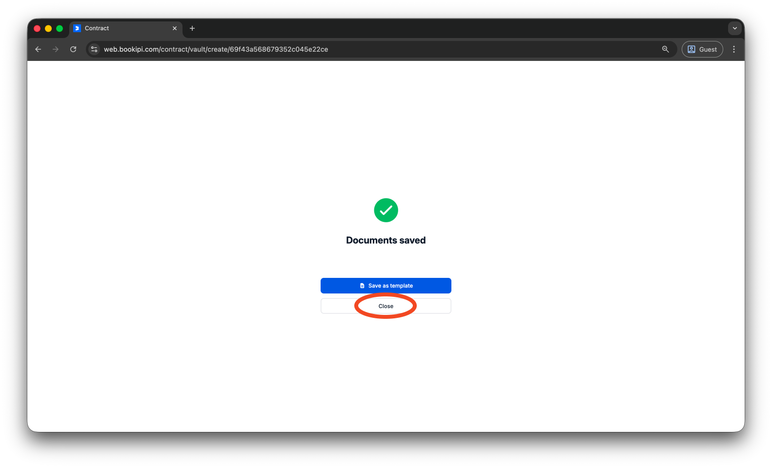 Bookipi eSign - How to store your documents using Bookipi eSign - 9