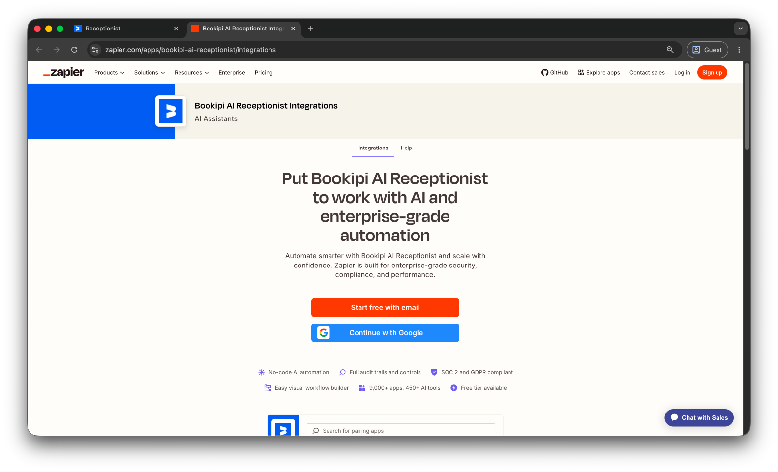 Uncategorized - How to connect Zapier with Bookipi AI Receptionist - 5