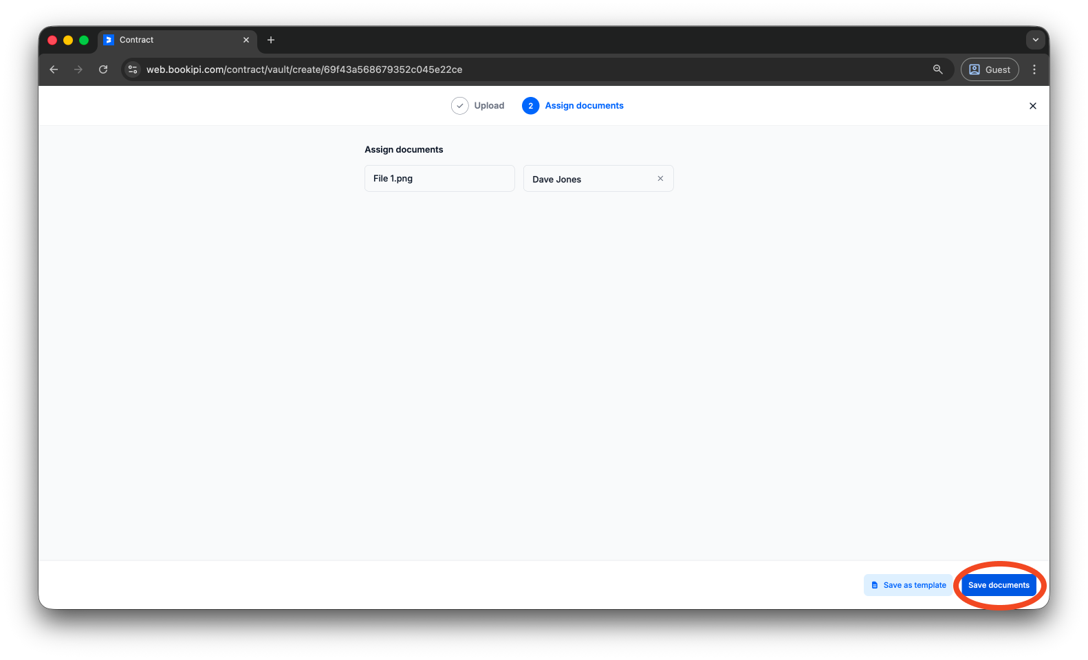Bookipi eSign - How to store your documents using Bookipi eSign - 8