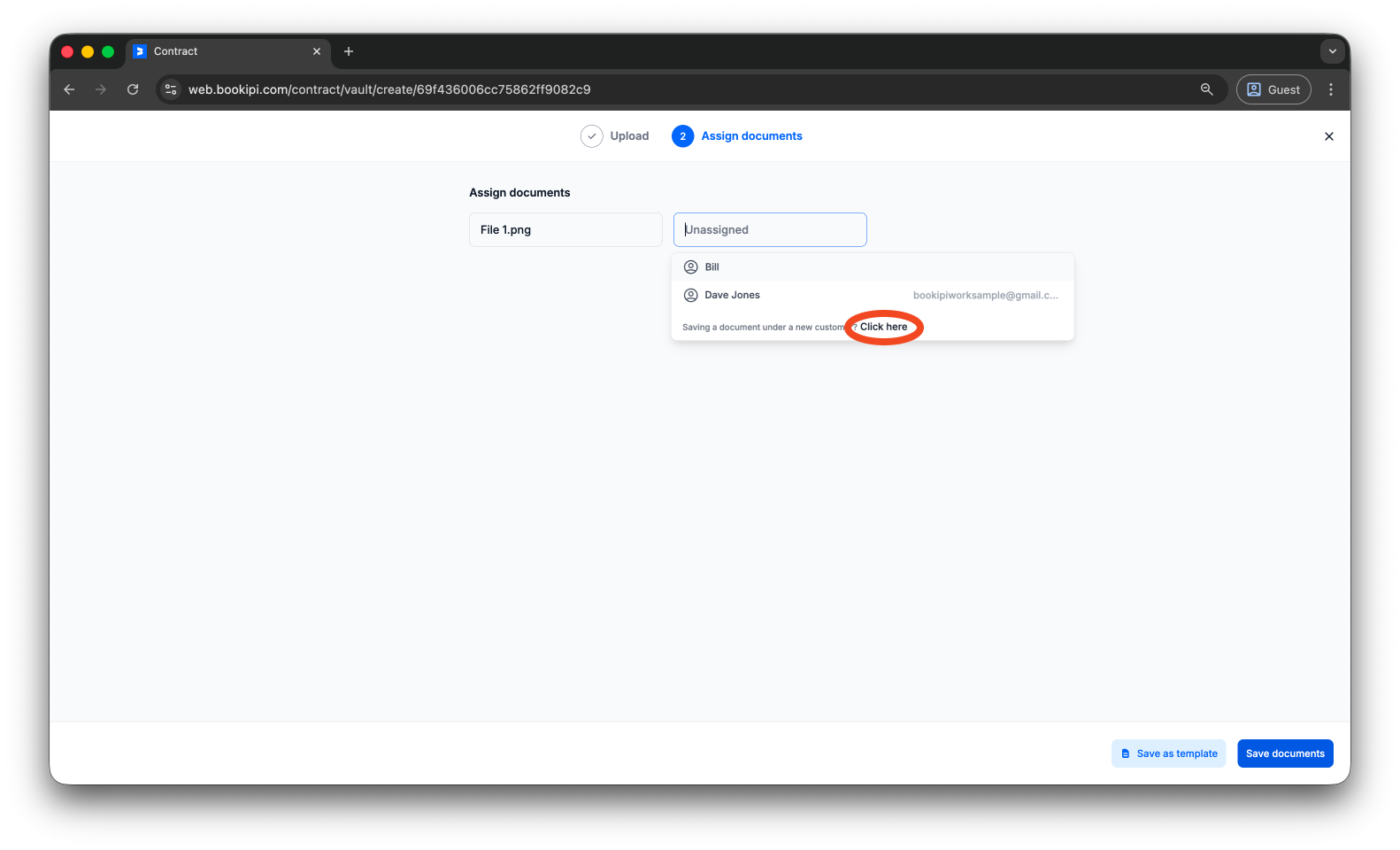 Bookipi eSign - How to store your documents using Bookipi eSign - 7