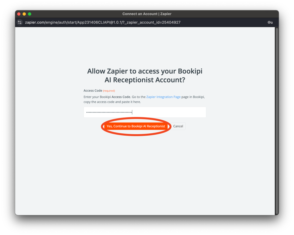 Uncategorized - How to connect Zapier with Bookipi AI Receptionist - 9