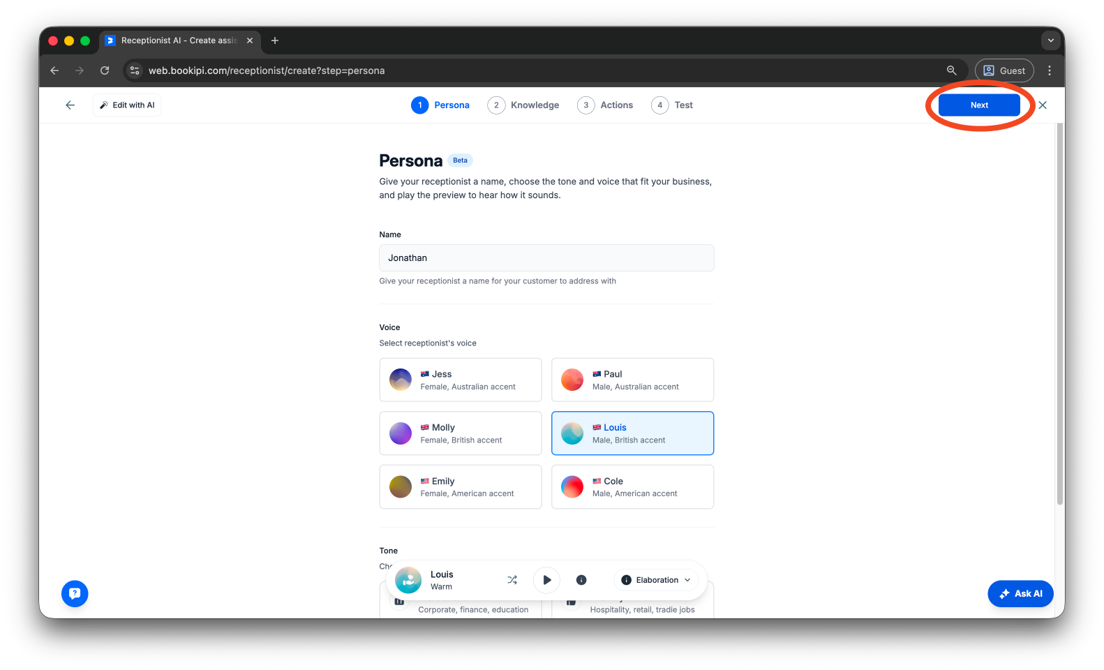 Uncategorized - How to edit your Bookipi AI Receptionist - 6