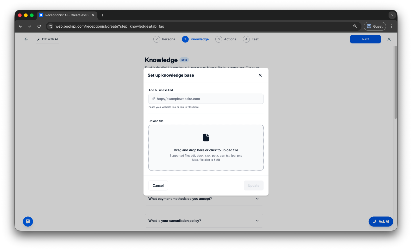 Uncategorized - How to create your Bookipi AI Receptionist - 14