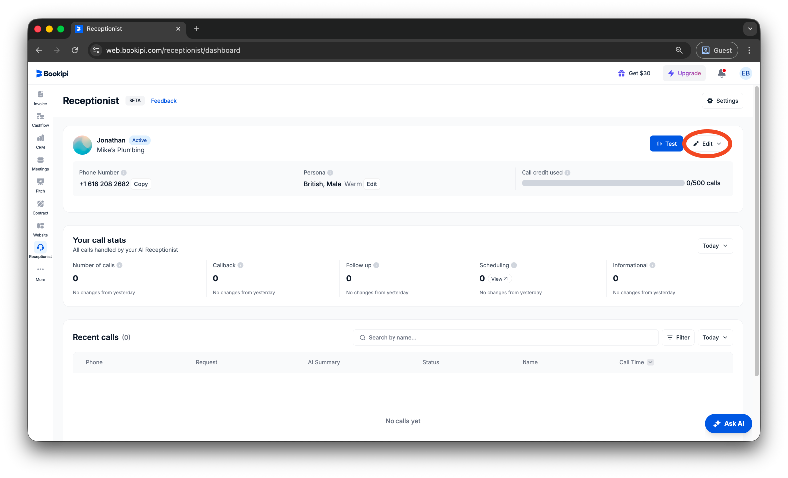 Uncategorized - How to disable your Bookipi AI Receptionist - 2