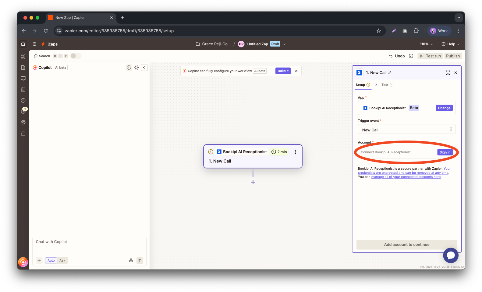 Uncategorized - How to connect Zapier with Bookipi AI Receptionist - 7