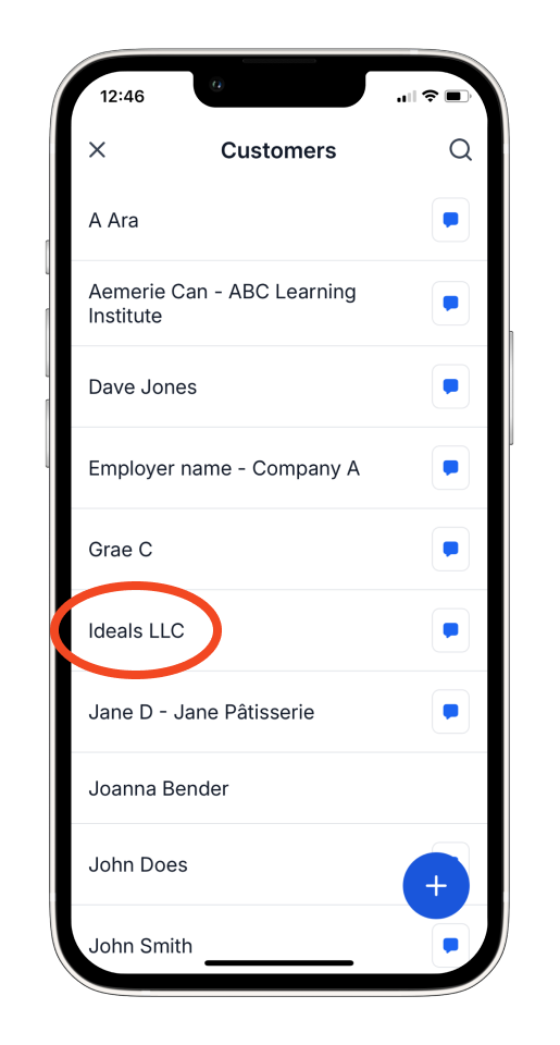 Invoice Mobile App - How to create and send a customer statement - 3
