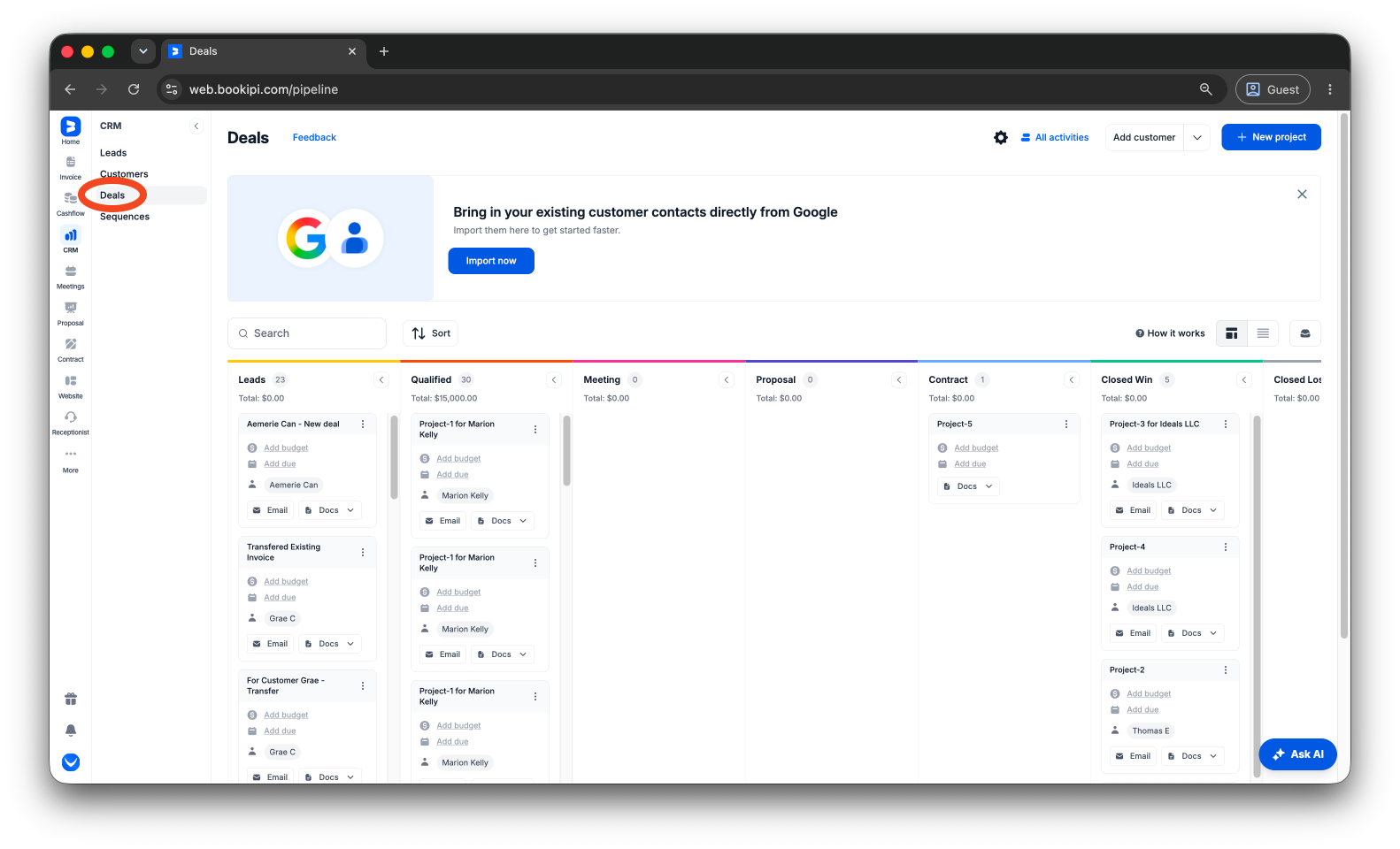 Uncategorized - How to add an additional Pipeline status in Bookipi CRM - 2