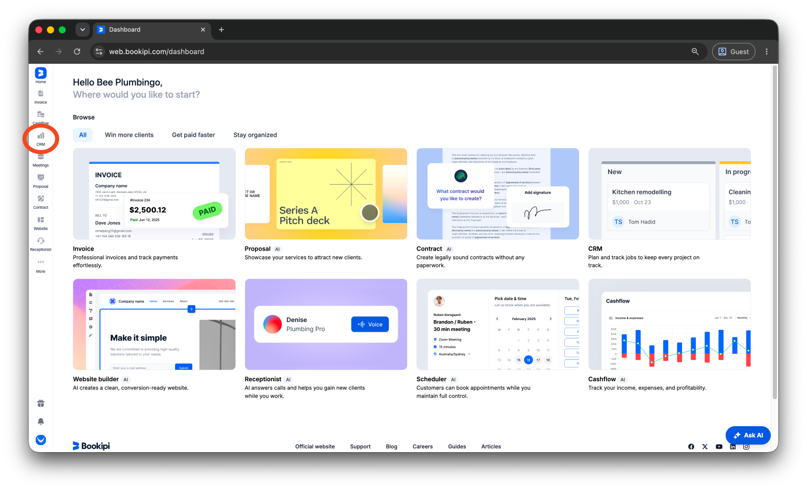 Uncategorized - How to add an additional Pipeline status in Bookipi CRM - 1