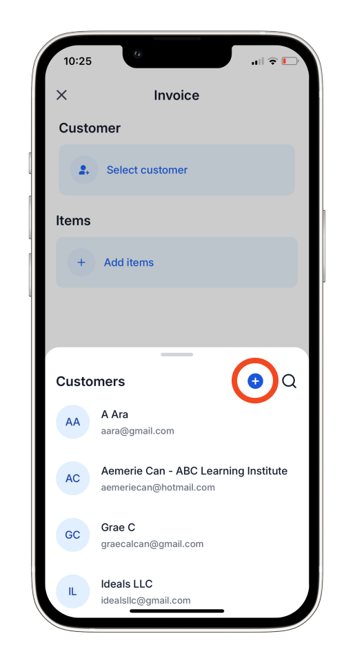 Uncategorized - How to create and send an invoice on the mobile app - 3