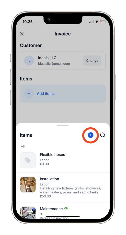 Uncategorized - How to create and send an invoice on the mobile app - 5