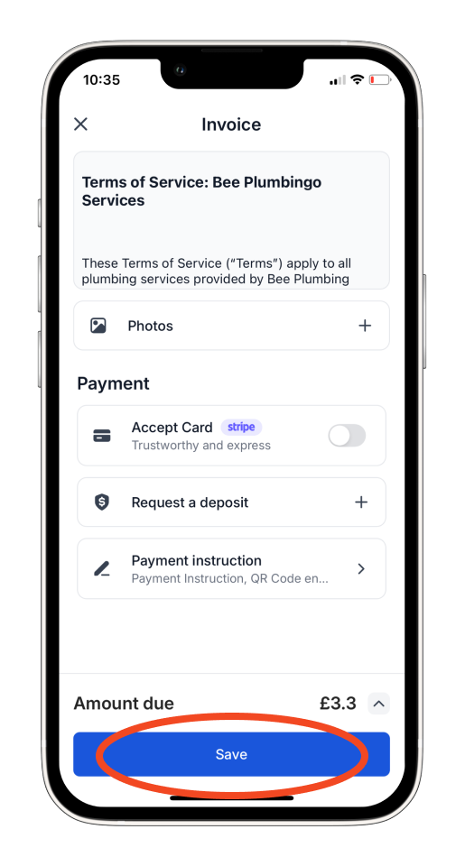 Uncategorized - How to create and send an invoice on the mobile app - 10