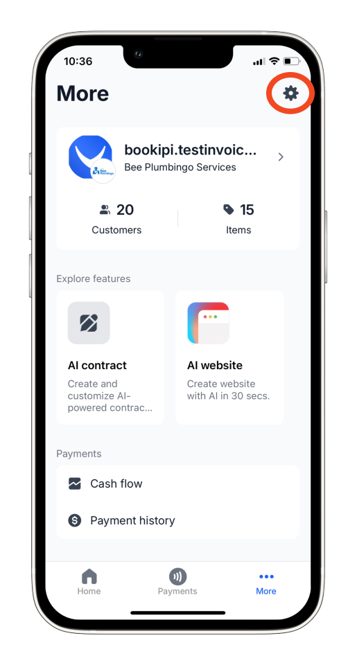 Invoice Mobile App - How to set a default currency in the mobile app - 2