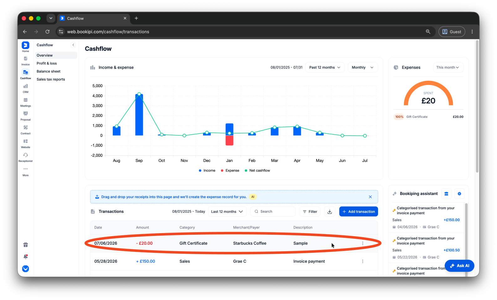Uncategorized - How to delete expense on the Web app - 4