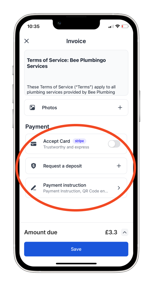 Uncategorized - How to create and send an invoice on the mobile app - 9